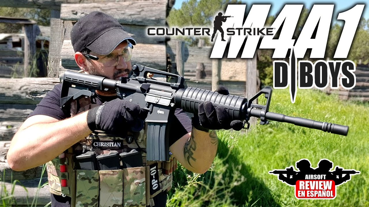 Counter Strike - M4A1 DBOYS tu M4 Favorita en los Videojuegos 🎮 | Airsoft Review en Español