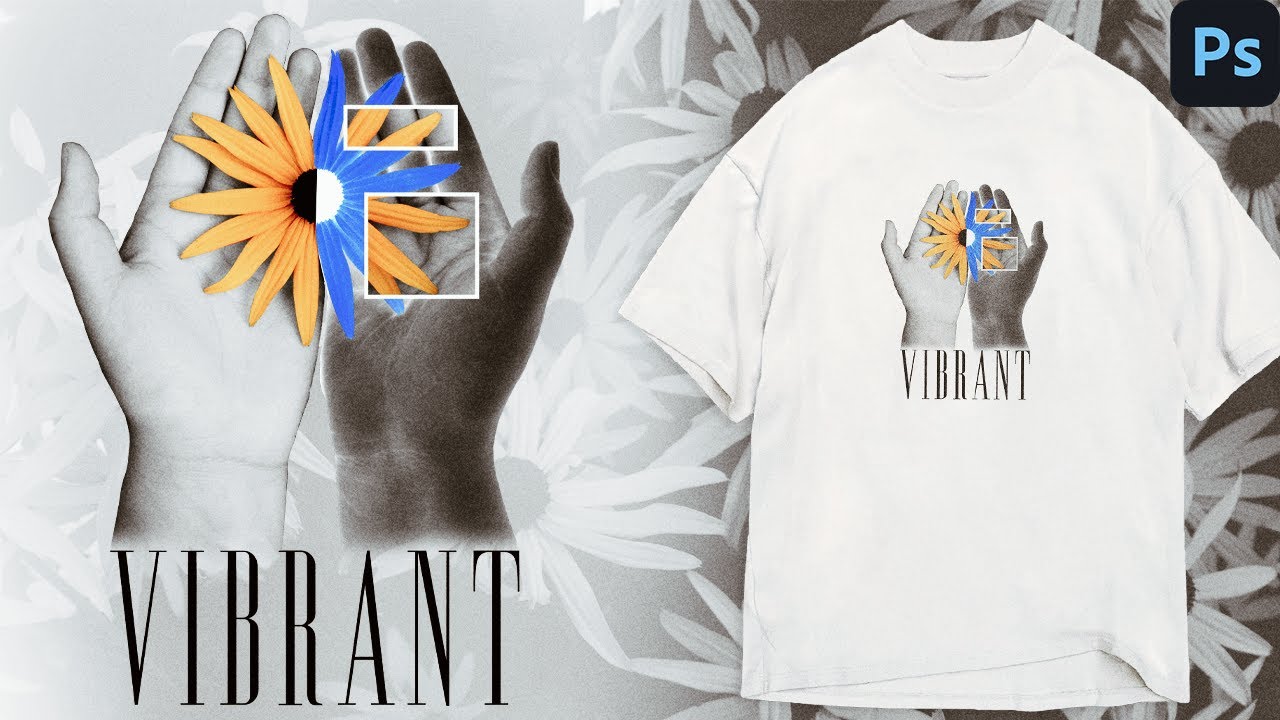 How to make a T-shirt design with ONE photo