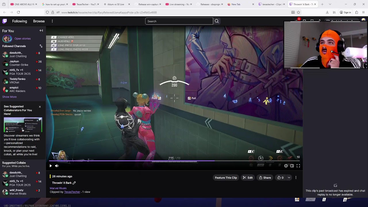 W Rivals Stream Pull Up