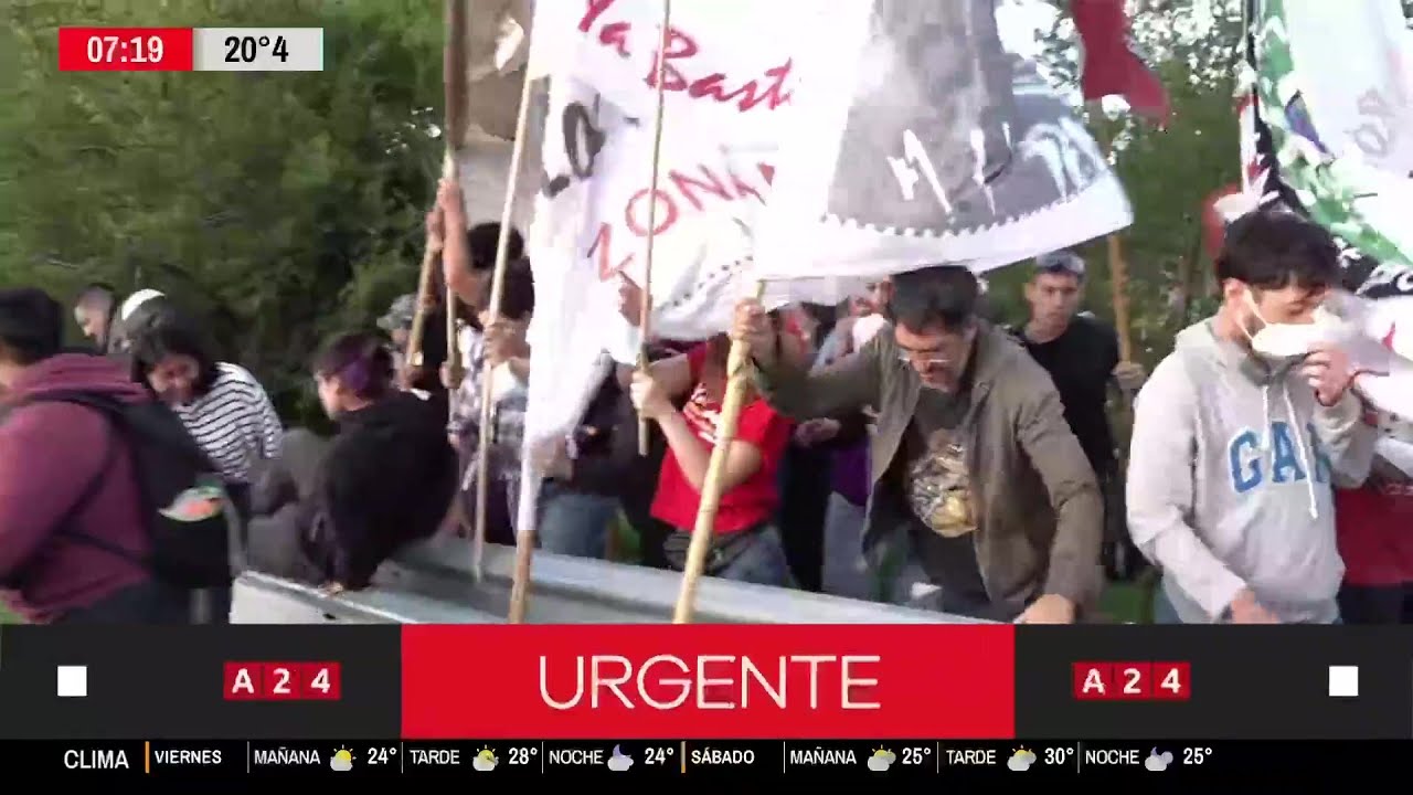 🔴 TRABAJADORES DE FATE CORTAN LA PANAMERICANA