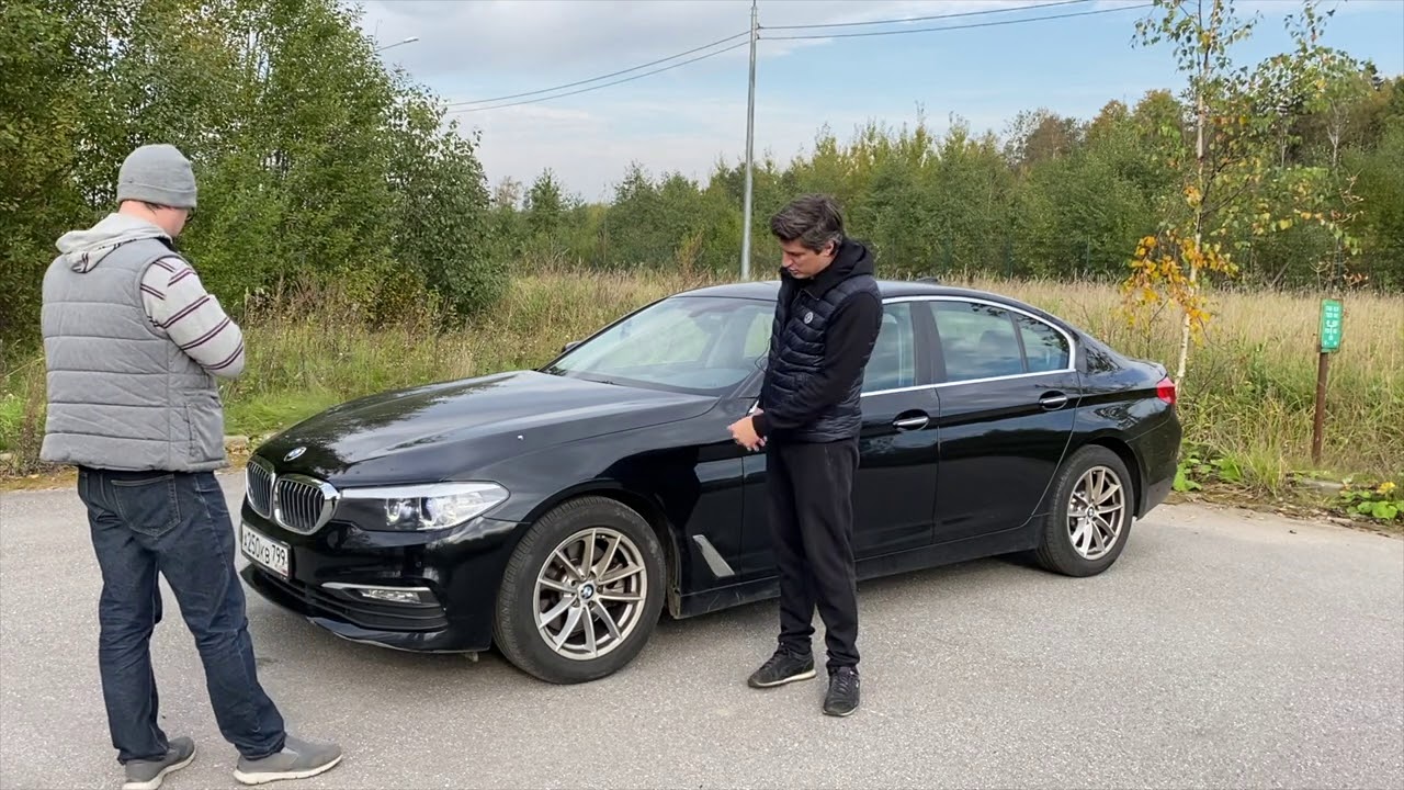 BMW 520i G30. Черный бумер на минималках. БМВ для любителей пустить пыль в глаза.