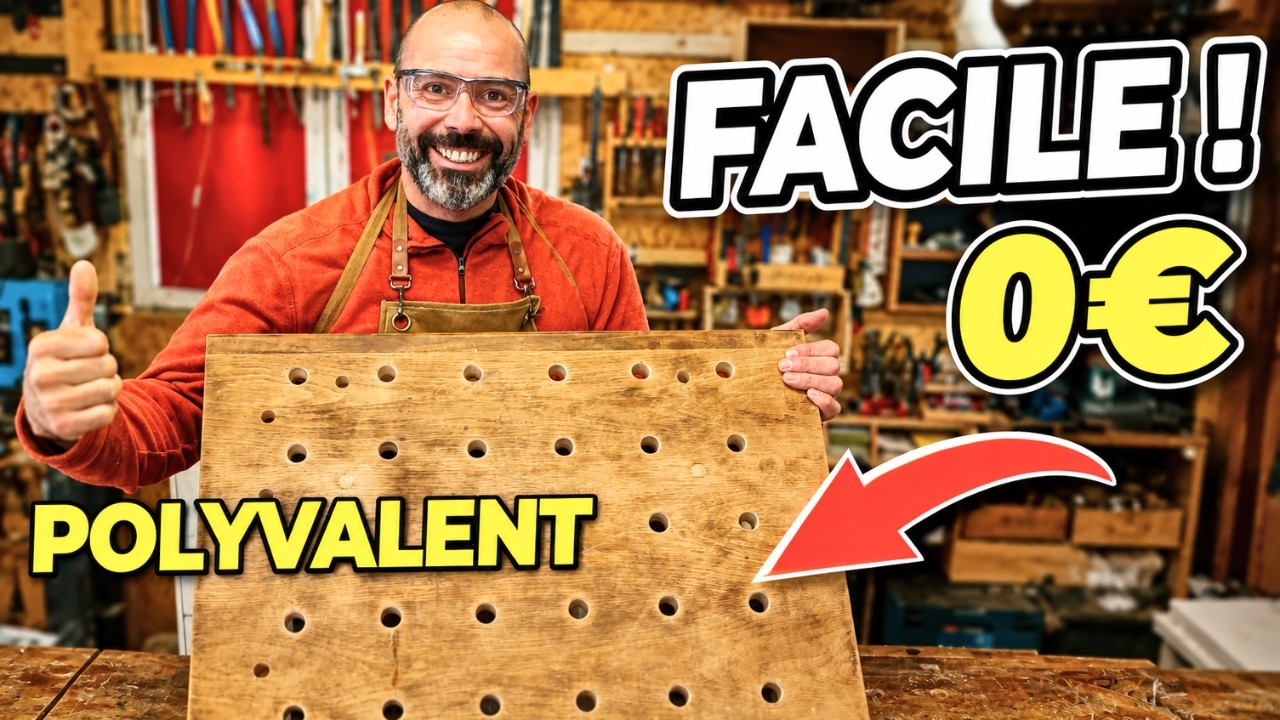 🔥 Cet établi à 0€ fait 80% du travail d’un gros établi