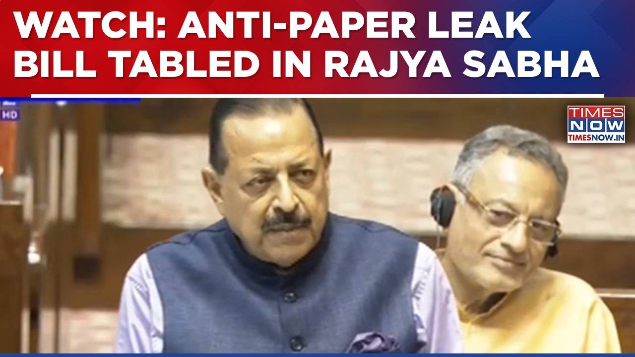 Jitendra Singh Tables Anti-Paper Leak Bill In Rajya Sabha, Highlights '0 Tolerance For NEET Cheats'