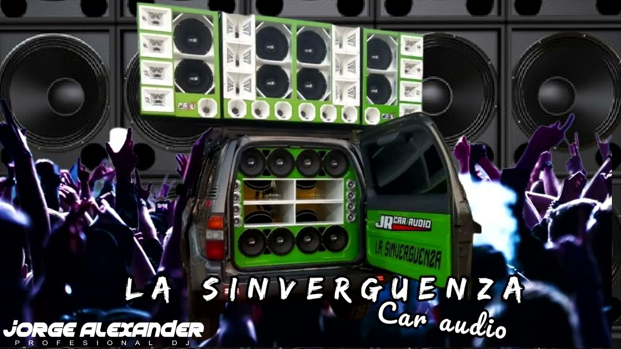 VALLENATOS ROMANTICOS LA SINVERGUENZA CAR AUDIO DJ JORGE ALEXANDER