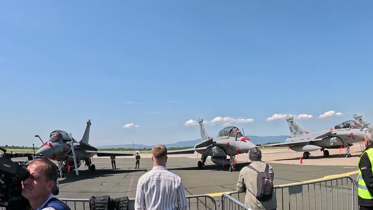 AIRVG aeromiting Zagreb 2025 Francuski akrobacki Rafale  solo display