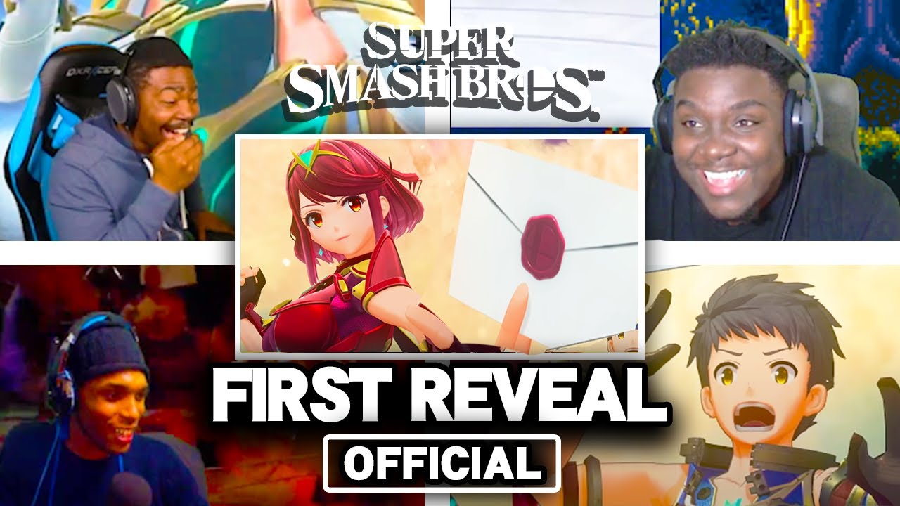 All Reactions to Pyra / Mythra Reveal Trailer - Super Smash Bros. Ultimate