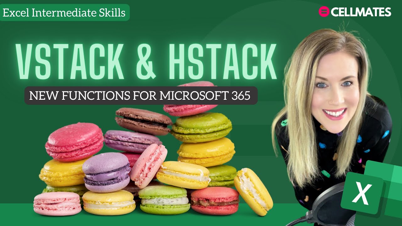 📚NEW Excel Functions - VSTACK and HSTACK! 🙌🏻