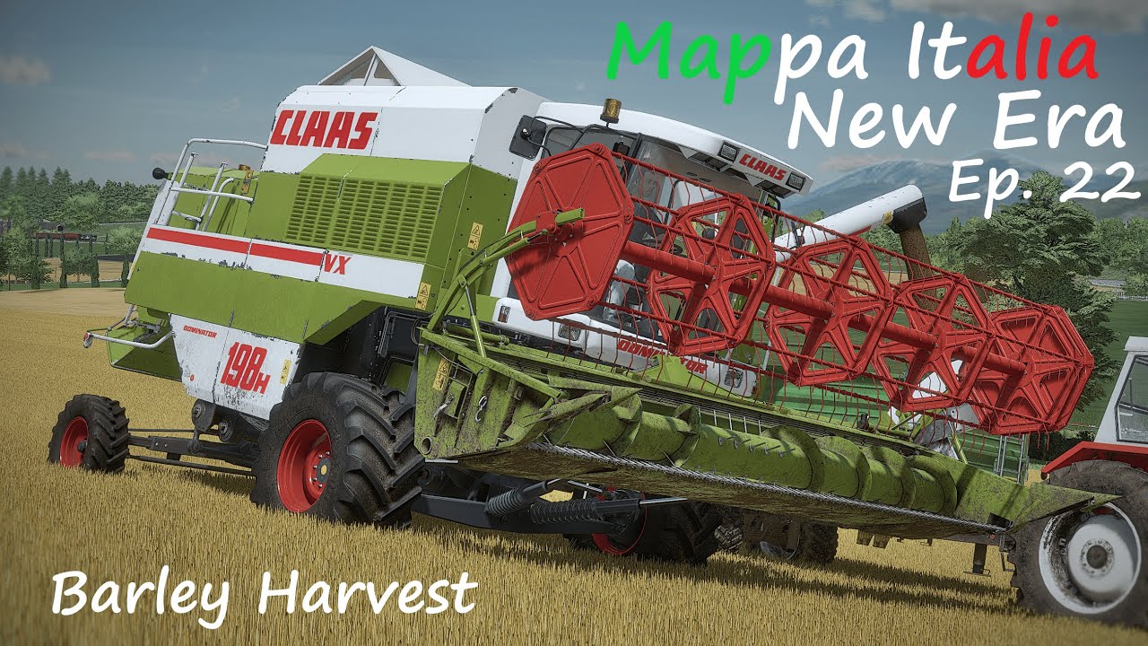 FS 22 Realistic Gameplay / Mappa Italia /New Era / EP 22 / Barley Harvest / Claas Dominator 198h