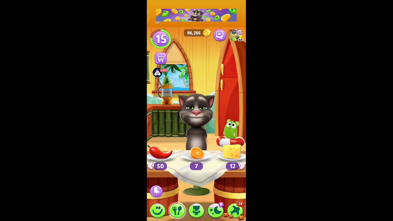 English My Talking Tom 2 : 👍 Good stream | Playing Solo | Streaming with Turnip