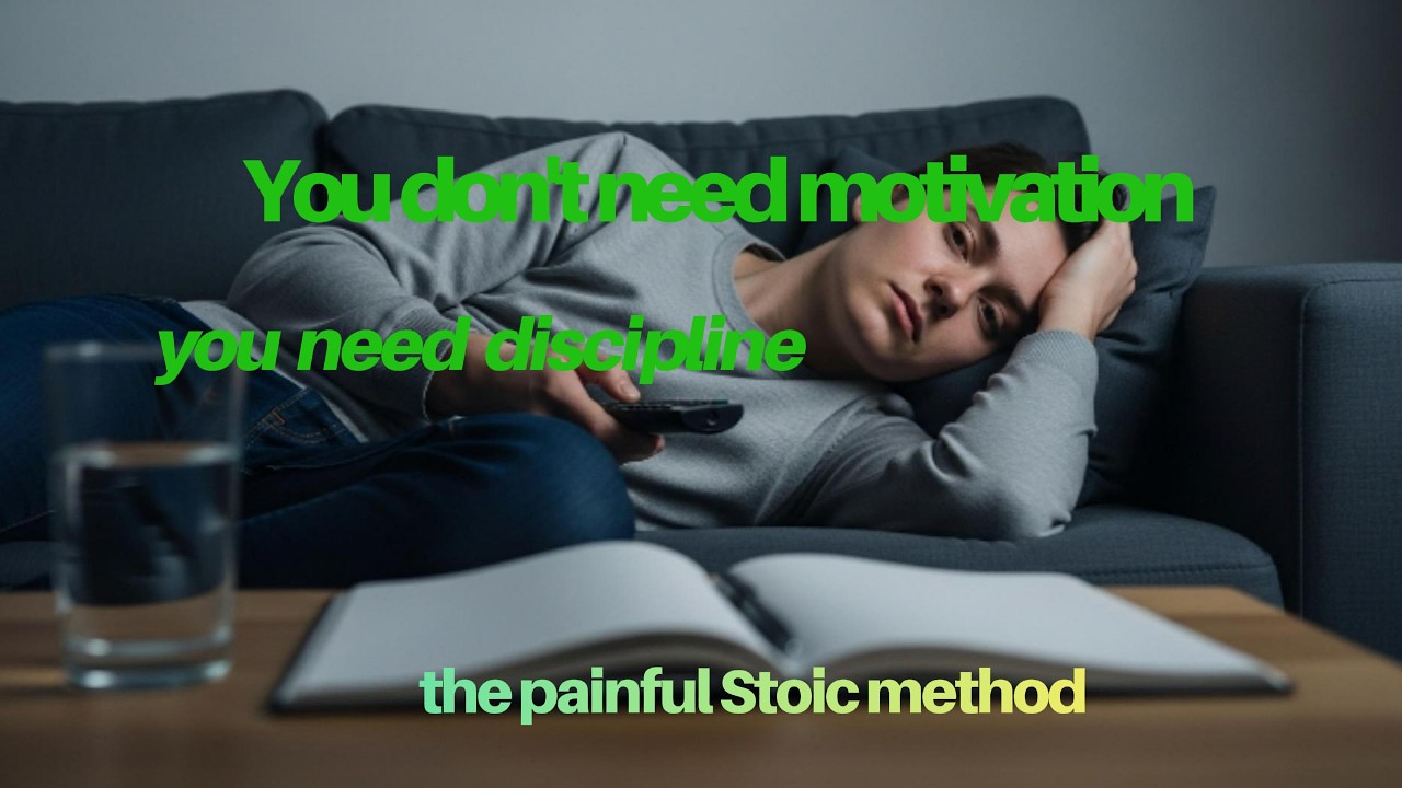 You don't need motivation — you need discipline (the painful Stoic method)