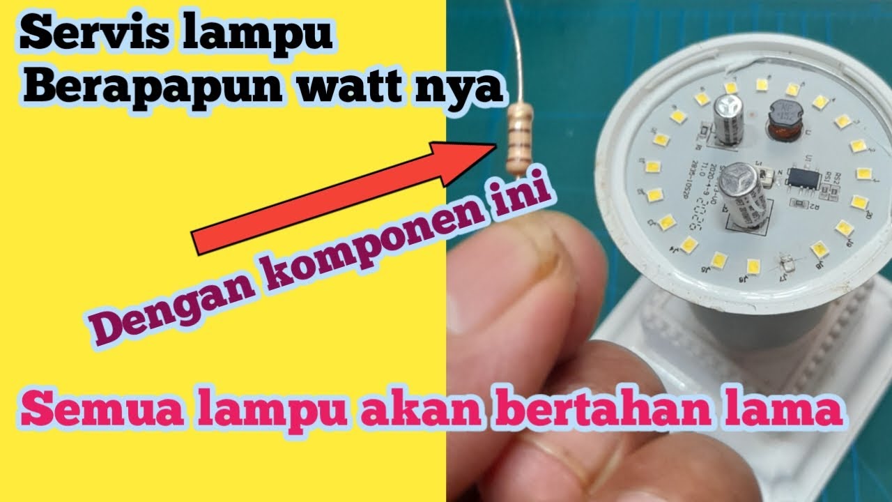 Cara setting arus driver led agar lampu bertahan lama