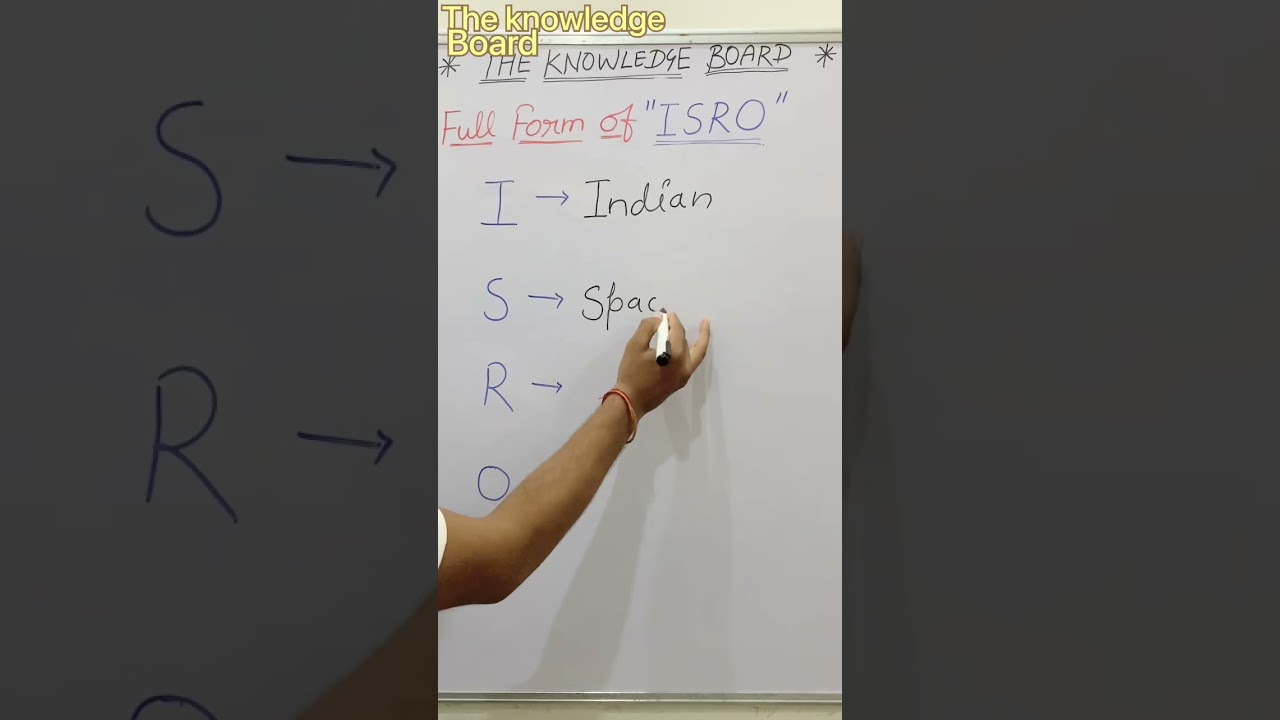 Full form of ISRO ? ISRO ki full form kya hai ? ISRO full form ? #shorts #isro #youtubeshorts #upsc