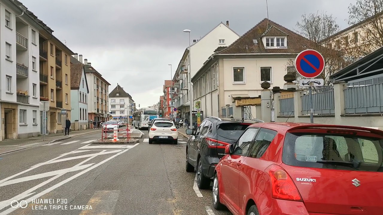 Strasbourg : Neudorf Route Polygone. Neudorf Sud. Strasbourg France