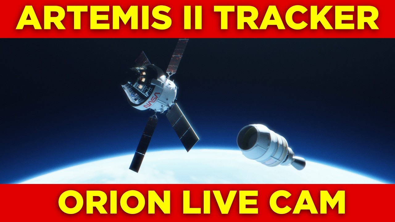 Artemis II Live tracker - Orion LIVE CAM - Nocne Niebo