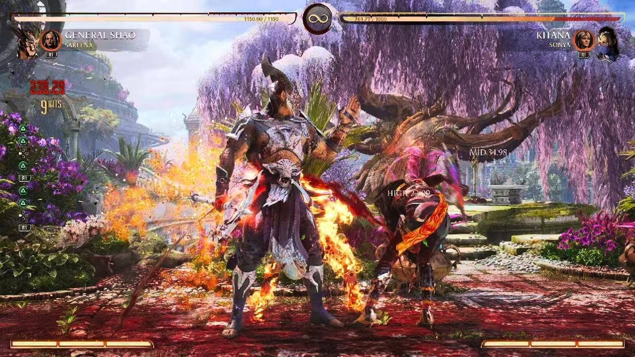 General Shao MK1 Long Combo
