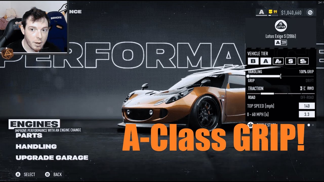 Lotus Exige S - A Class GRIP build & Tips to drive it. Need for Speed Unbound