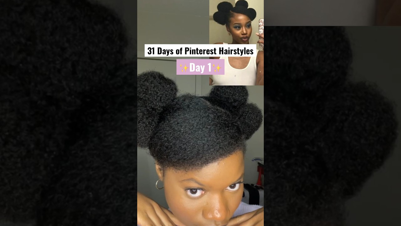 Bow bun natural hair tutorial #shorts #hairstyletutorial #curlyhair #grwm #4chair
