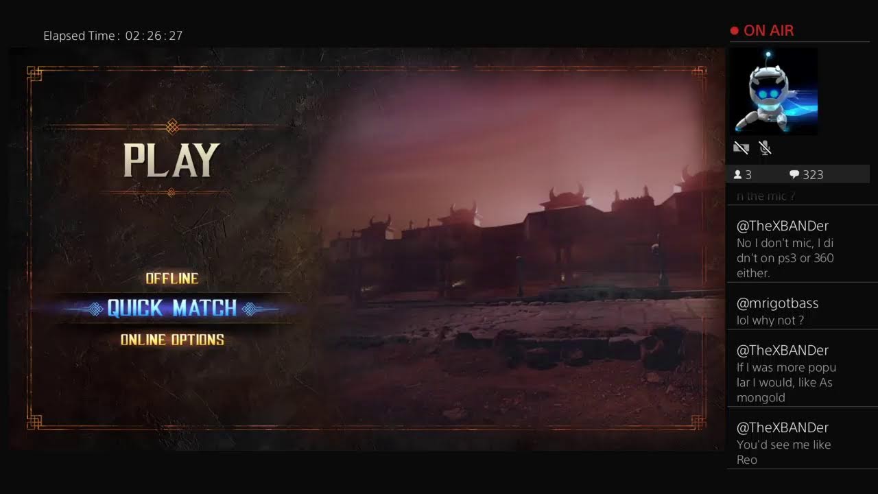 TheXBANDer's Live PS4 Broadcast 11-24-25 UMK3 online matches MK Legacy Kollection