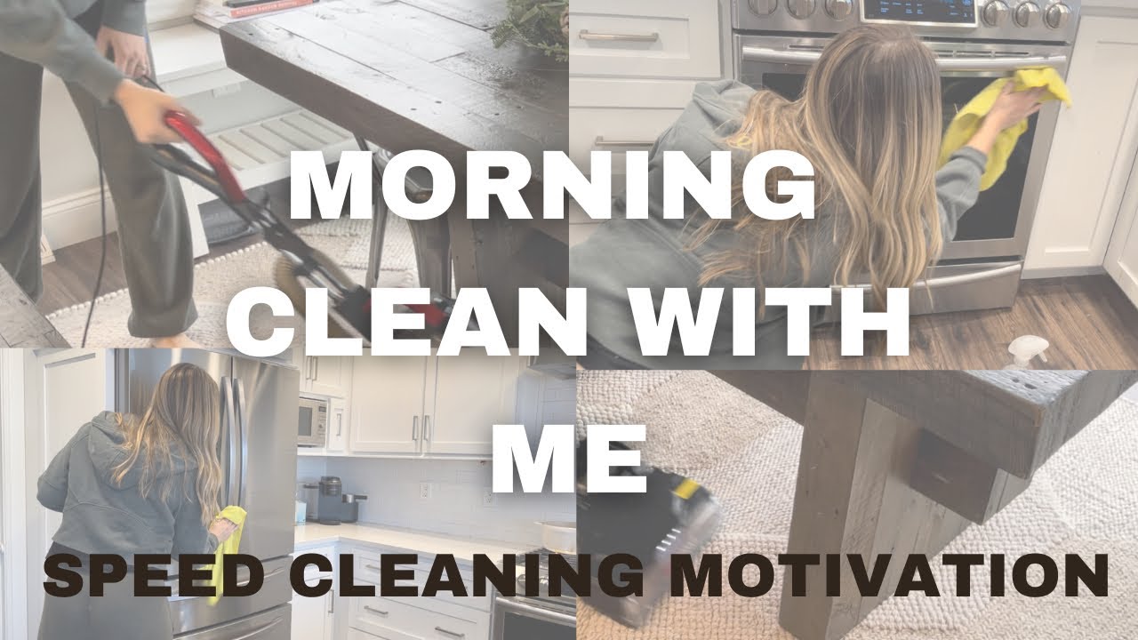 MORNING CLEANING ROUTINE | Clean with me cleaning motivation