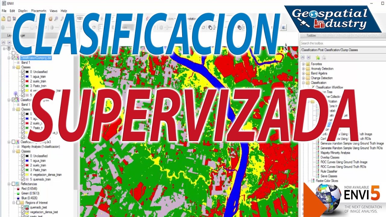 Tutorial Clasificacion Supervizada ENVI 5.3 - Solo Cientificos