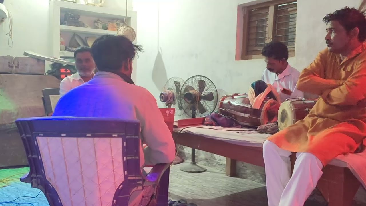 होली 🎉का आनंद लेते हुए राजकुमार (रज्जू भैया )फूलन उस्ताद 🎹जुम्मन भाई अलताब भाई