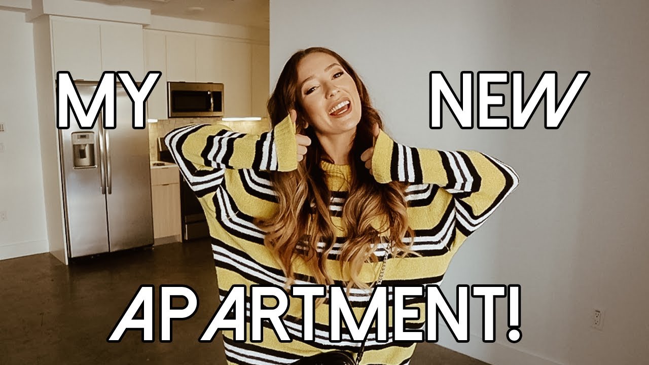 EMPTY APARTMENT TOUR 2018! | Caitlin Bea
