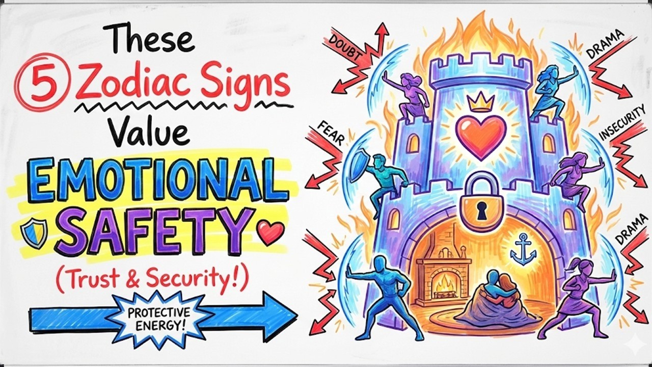 These 5 Zodiac Signs Value Emotional Safety