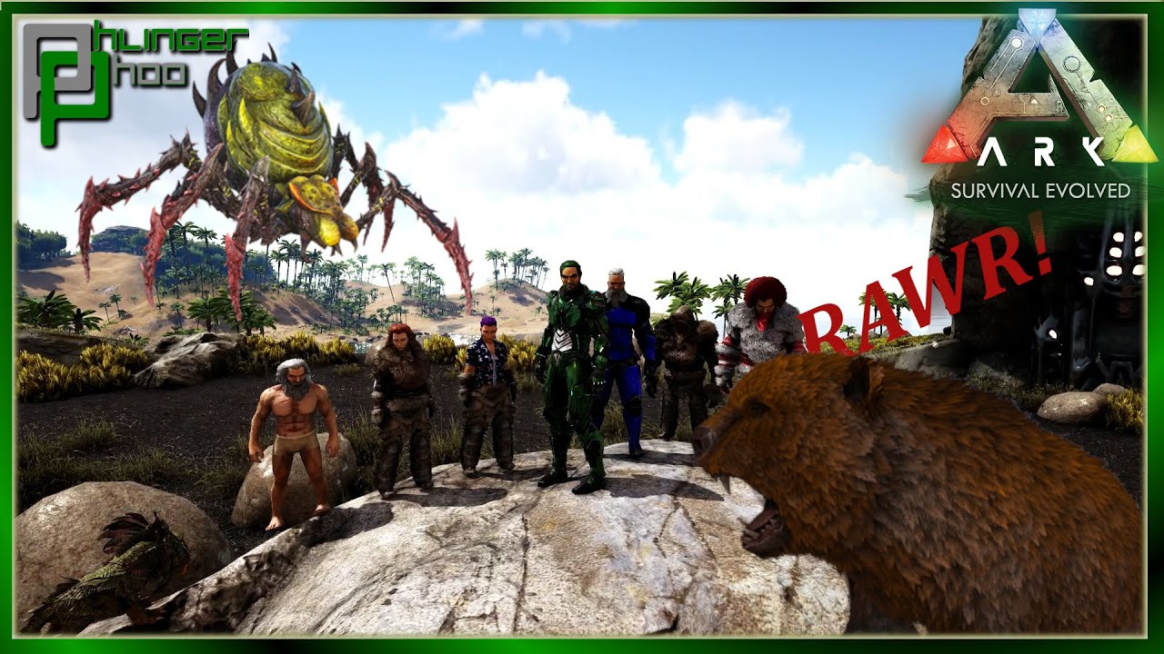 How Far Can Dire Bears and TerrorBirds make it against the Bosses in Ark: Survival Evolved