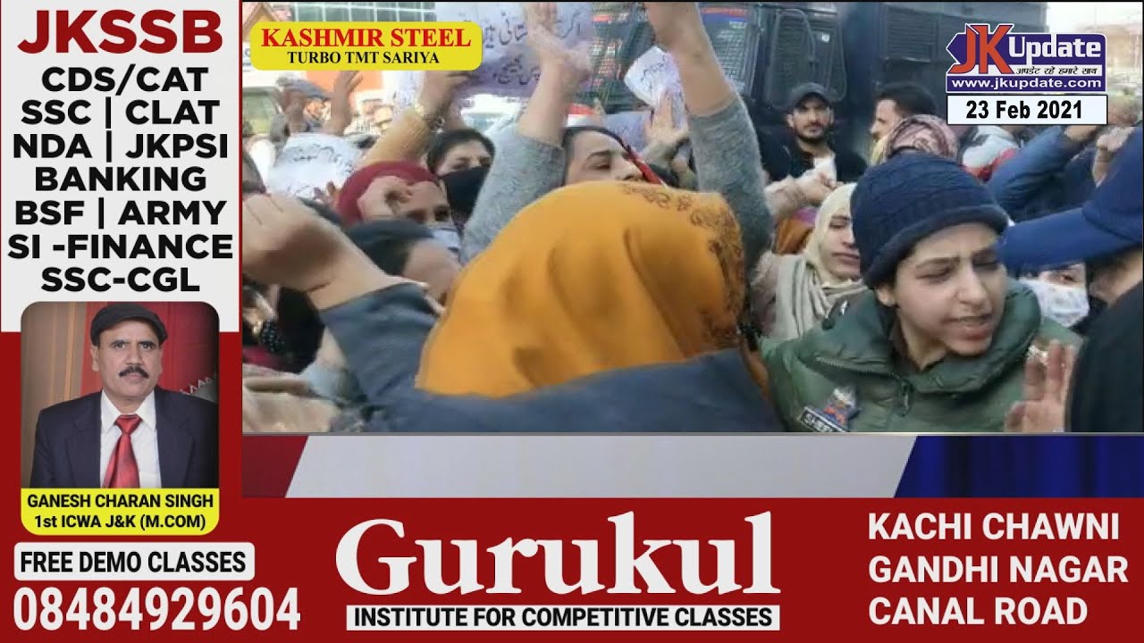 Pakistani women married to former militants staged massive protest in Srinagar