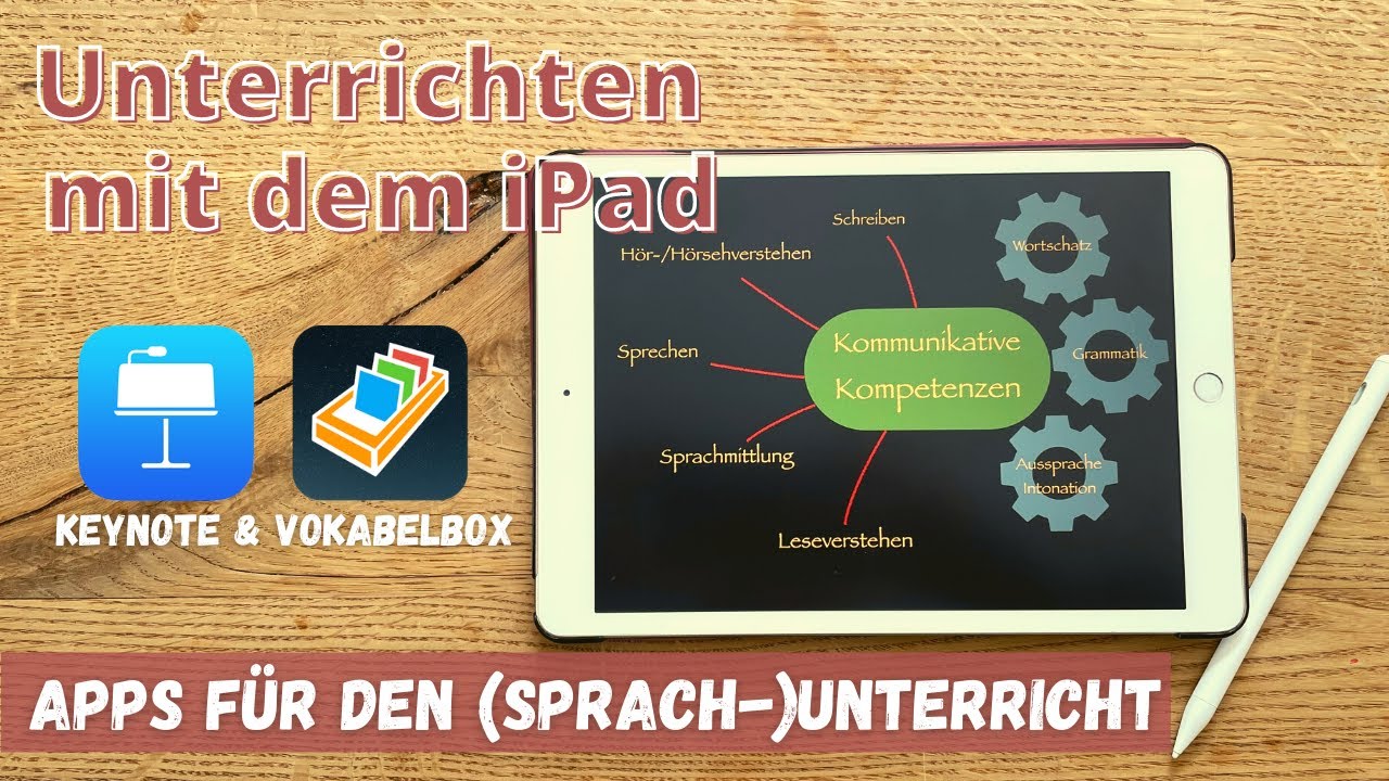 Unterrichten mit dem iPad // Apps f&uuml;r den Schulunterricht // Keynote  Vokabelbox // Sprachunterricht