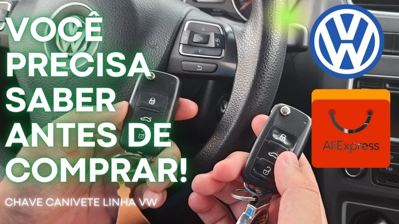 Chave Canivete comprada na china para linha VW, veja esse video antes de comprar.