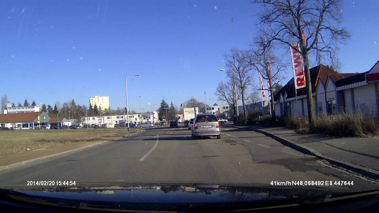 Mit der DASHCAM durch VILLINGEN - (Teil 2 | Krebsgraben)