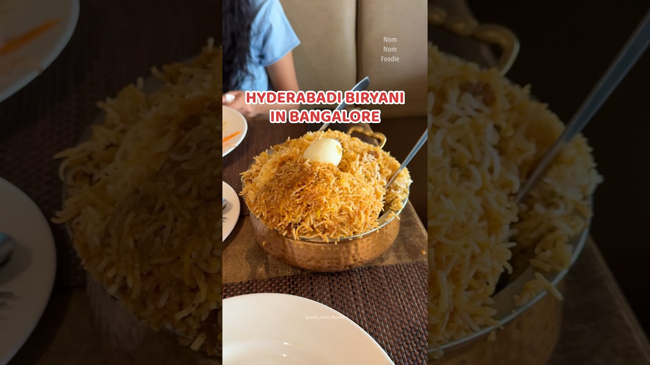 *Hyderabadi Style Biryani In Bangalore* | Nom Nom Foodie | Biriyani Zone, Bangalore