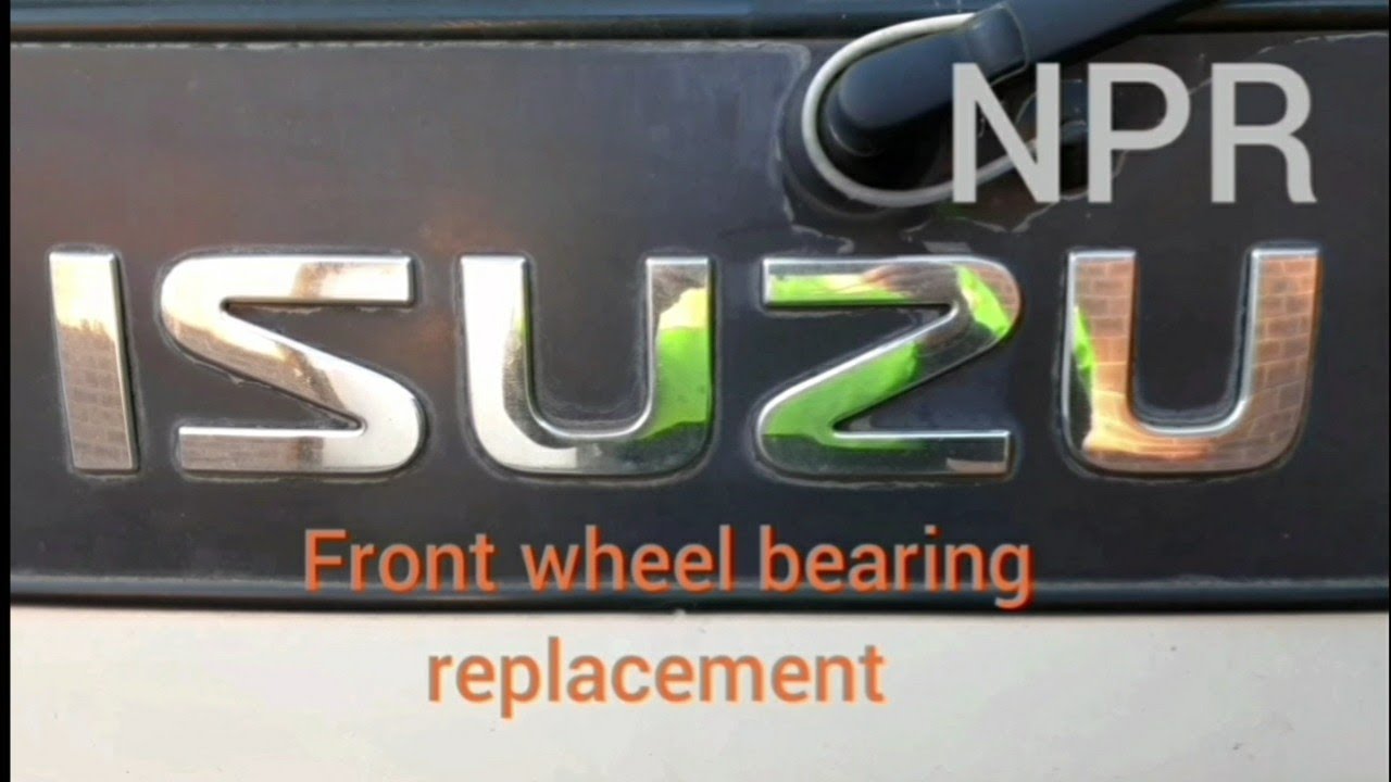Как заменить передний ступичный подшипник Isuzu NPR