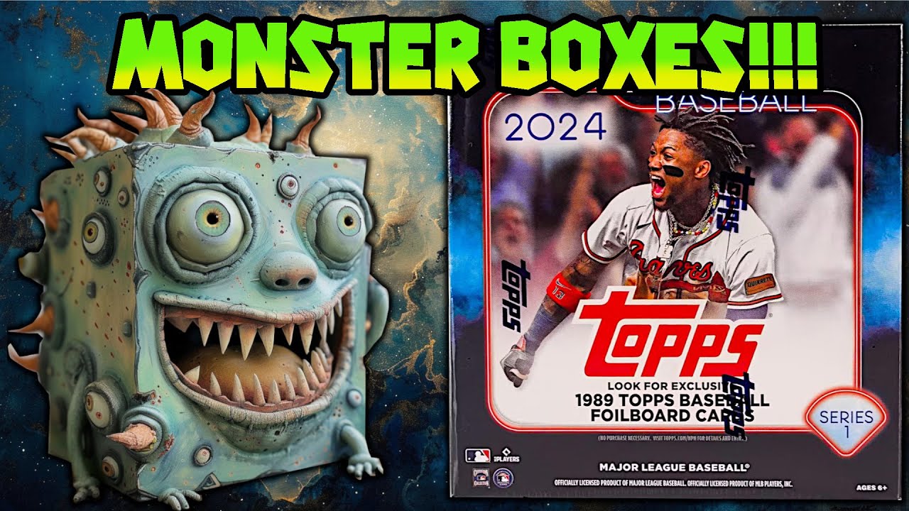 RIPPIN' RETAIL MONSTER BOXES 2024 TOPPS СЕРИЯ 1