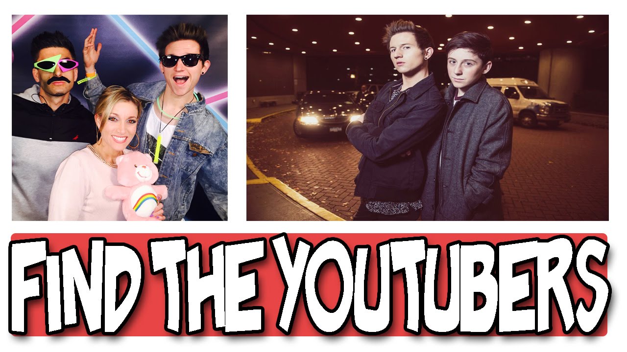 FIND ALL THE YOUTUBERS!!