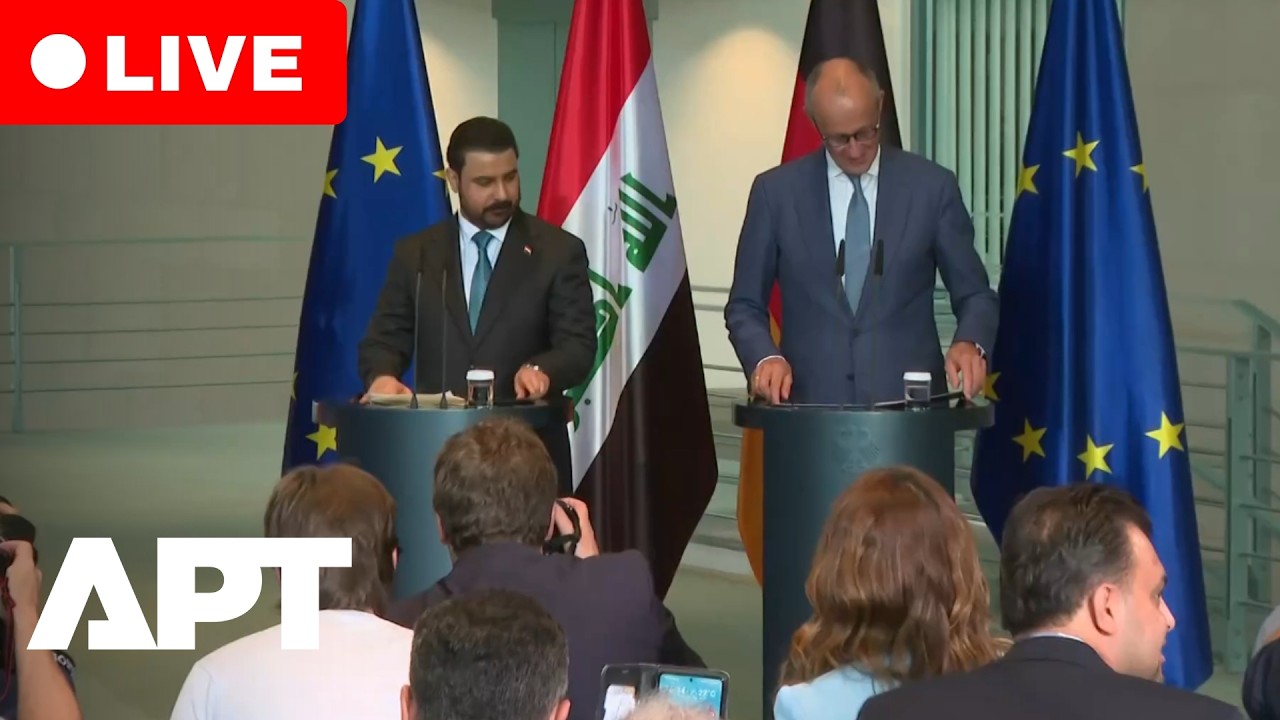 LIVE: Germany&rsquo;s Merz, Iraq PM al-Zaidi Speak to Reporters in Berlin | APT