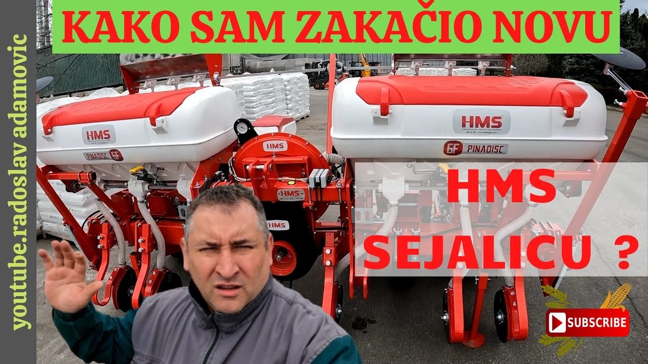 KAKO SAM ZAKAČIO NOVU HMS SEJALICU? BEZ POMOĆI ! ;HOW DID I ATTACH THE NEW HMS SEEDER? WITHOUT HELP!