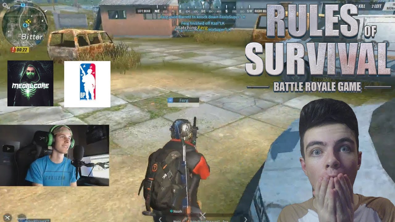 Clutching The Game For NoahFromYoutube Bobby Plays Medalcore and Hitman ! INSANE !