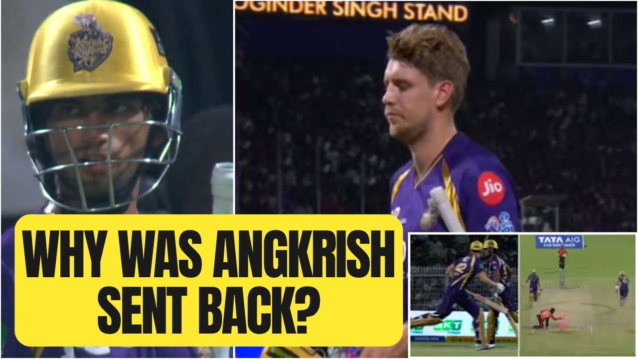 Why was Cameron Green given out and not Angkrish Raghuvanshi during KKR vs SRH? |Sports Today