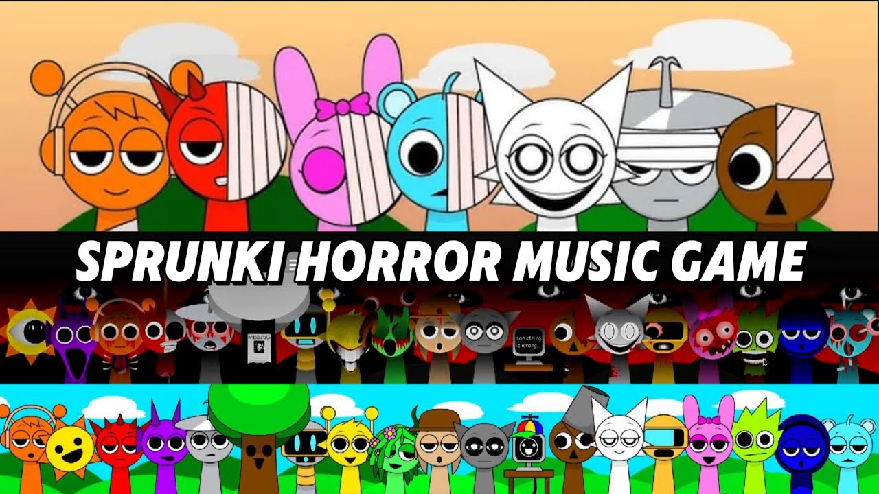 Sprunki Horror Music Game- All Character Together｜Latest Gameplay 2024