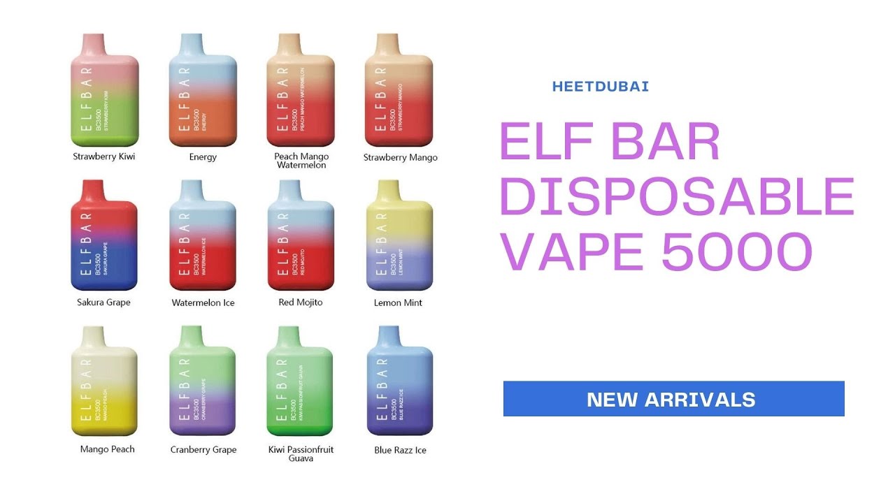 ELF BAR DISPOSABLE 5000 PUFFS UAE
