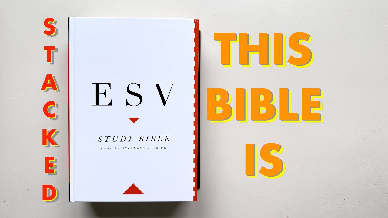 The ESV Study Bible is STACKED!