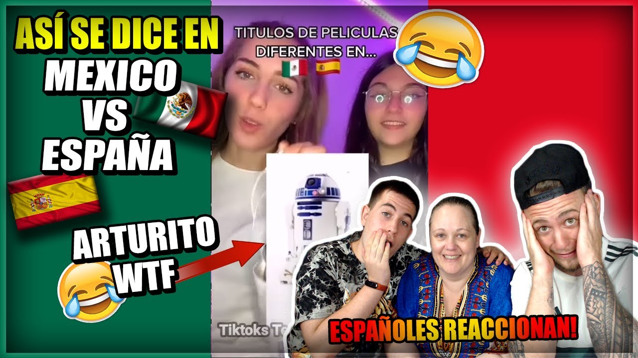 ASÍ SE DICE EN MÉXICO 🇲🇽 VS ESPAÑA🇪🇸ESPAÑOLES REACCIONAN a PALABRAS MEXICANAS VS ESPAÑOLAS #2