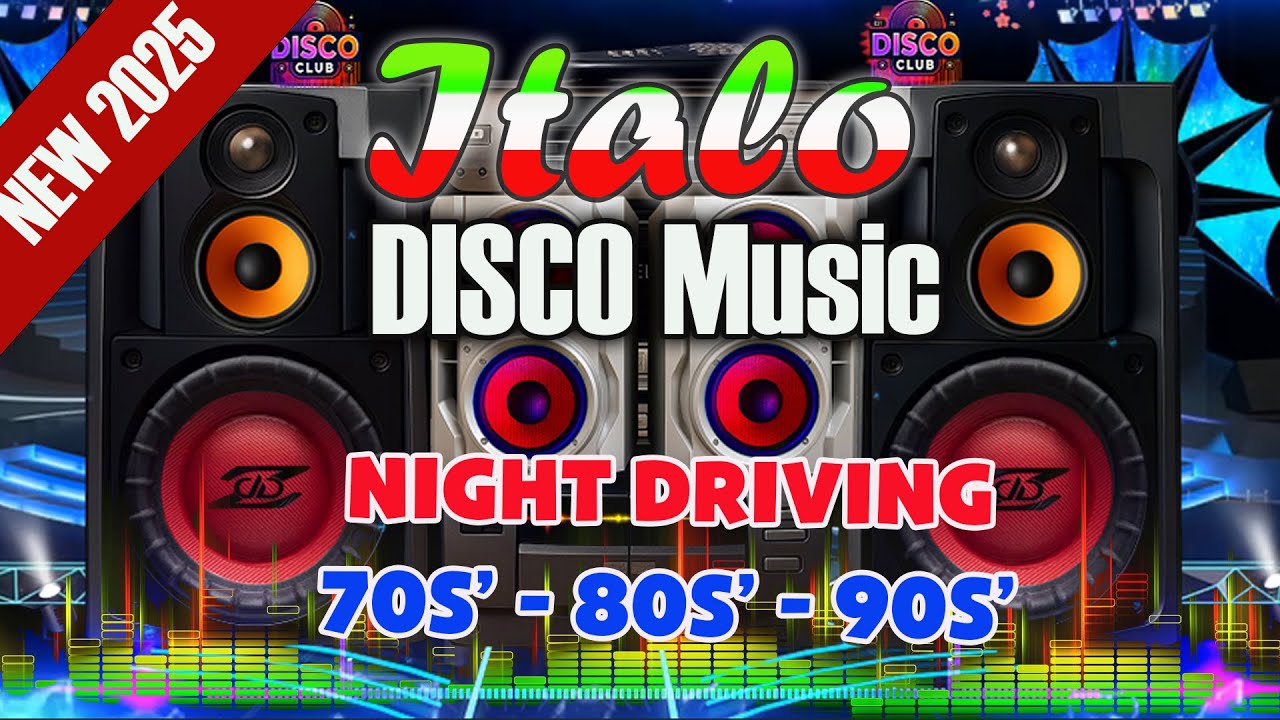 👉 Driving Music  RETRO DRIVE 2025 🚗 Ultimate Italo Disco Power Mix | Eurobeat Bass Test & Car Music