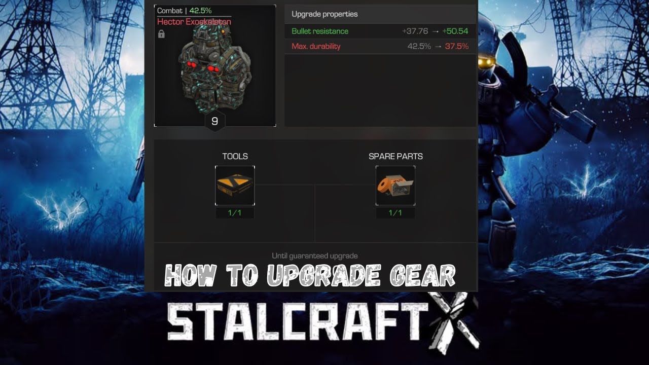 Руководство для начинающих по Stalcraft: как улучшить снаряжение и оружие