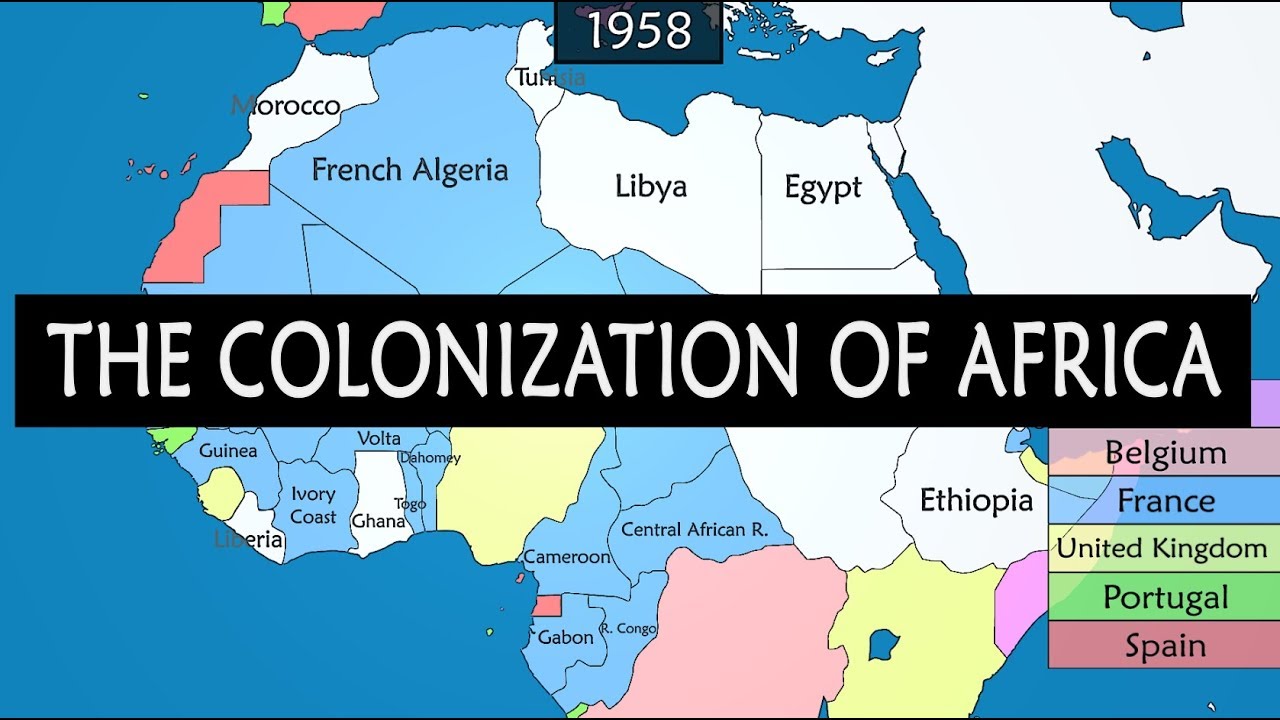 Колонизация Африки - сводка с середины 15-го века до 1980 года