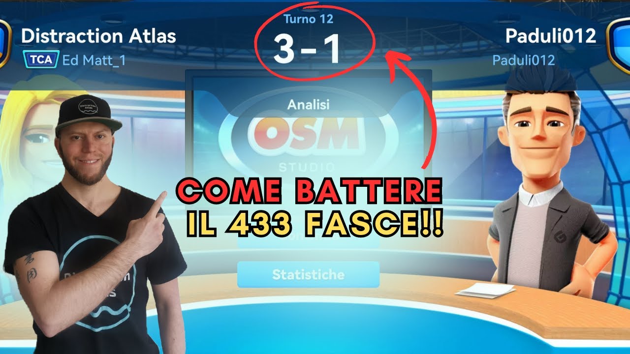Come vincere SEMPRE su Online Soccer Manager 2023: COME BATTERE IL 433 FASCE al 100% 🏆⭐