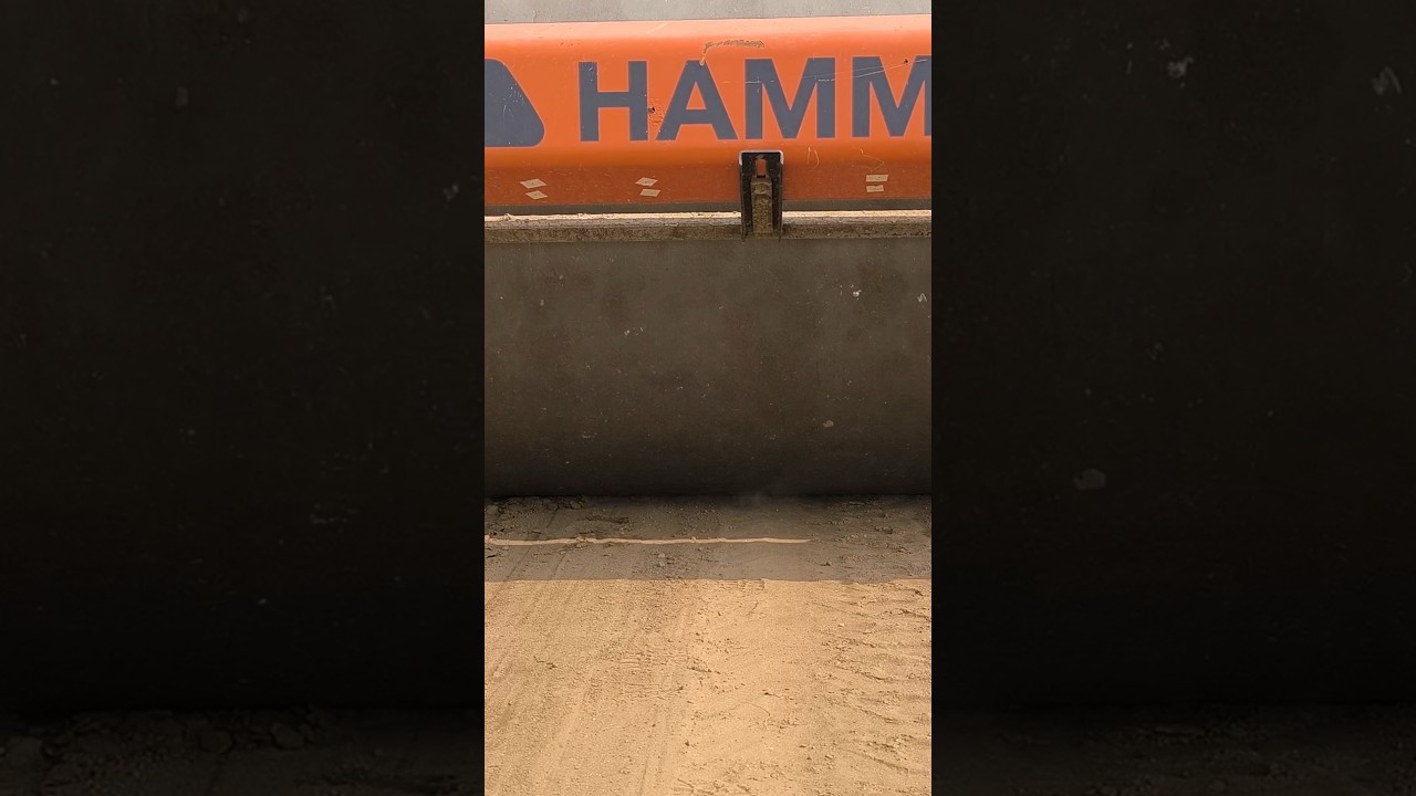 Soil compactor roller hamm #youtubeshorts #catequipment #grader  moradabad #constructionequipment
