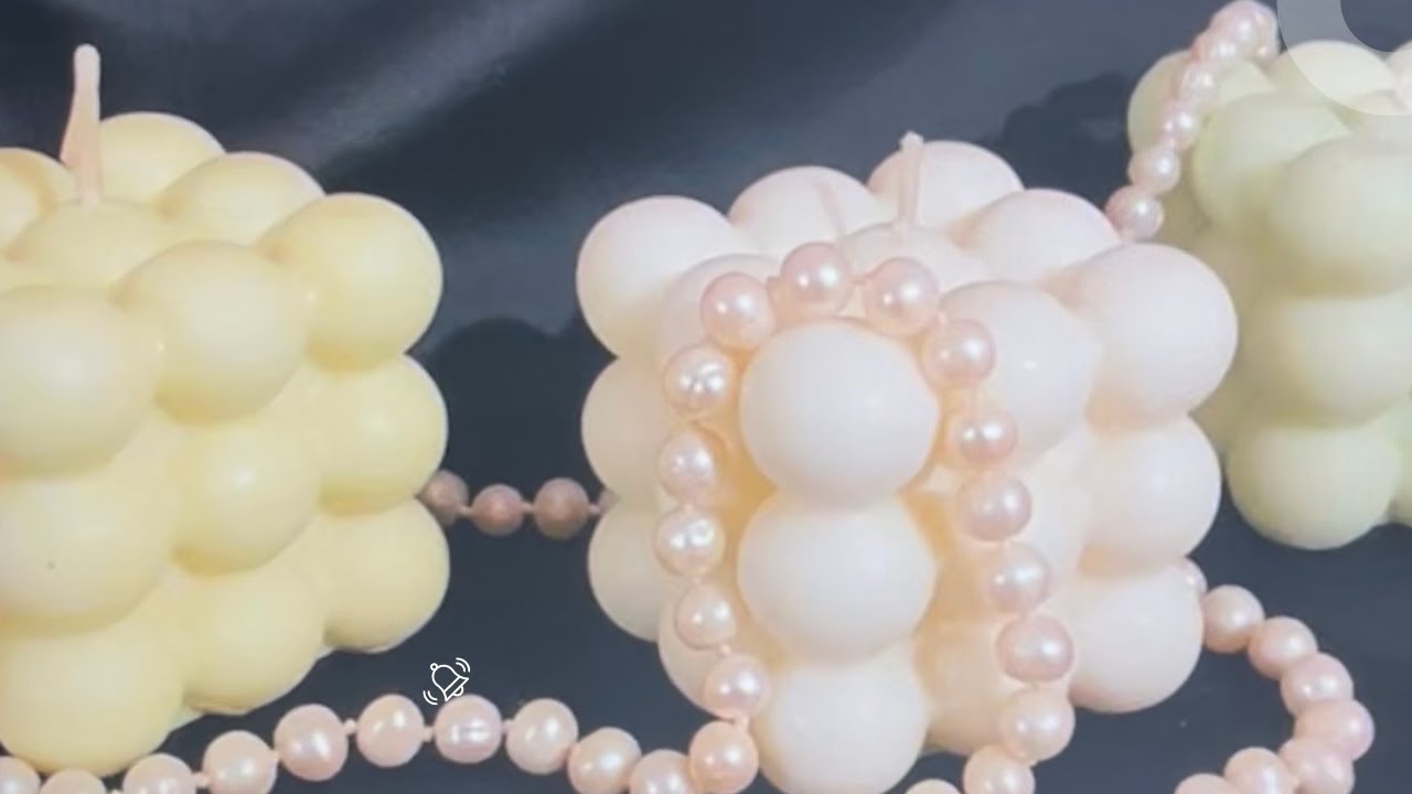 Velas decorativas de burbujas son muy atractivas y fáciles de hacer. Paso a paso sobre cómo hacerlas